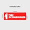 Fuel Stickers Fire Extinguisher Sticker: For Office, Commercial: Safety & Compliance: Hvy-Dty, 6''x2'', 4PK Z-462FIRE-4PK - alternate 6